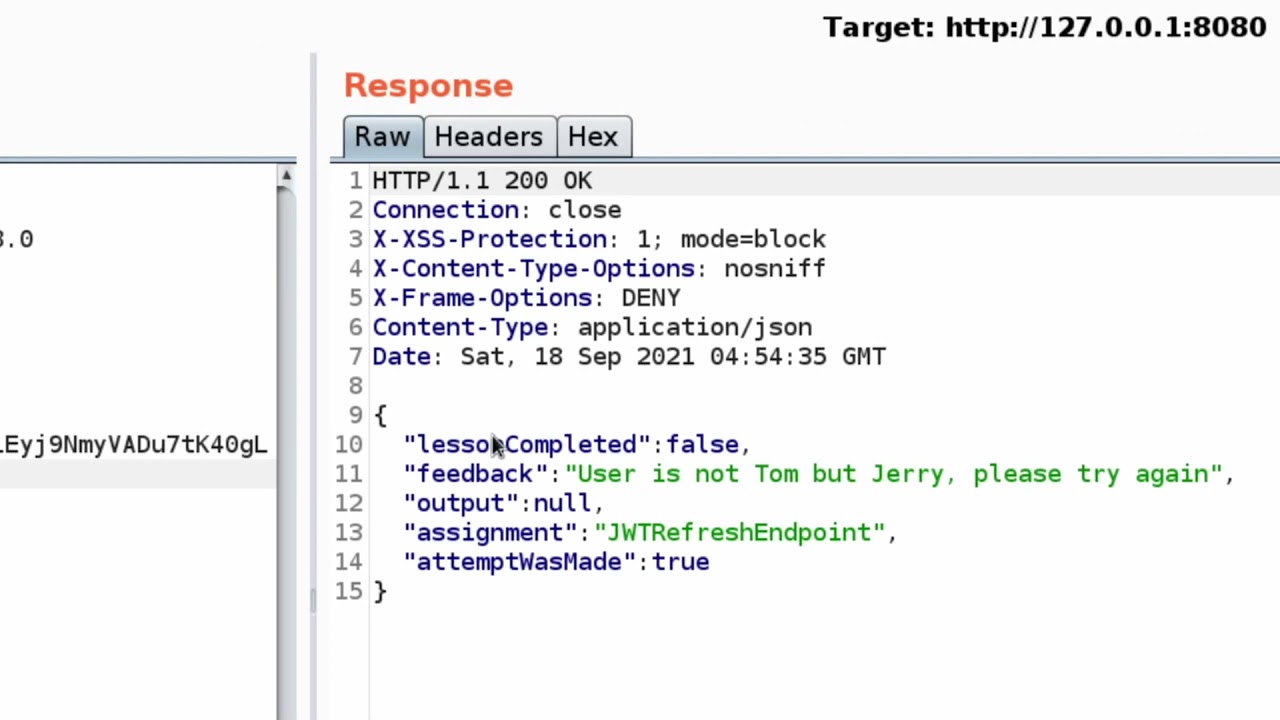 Безопасность веб-токена JSON