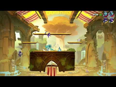 Brawlhalla. kill two birds with one bomb
