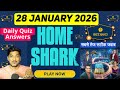 Biz Quiz 28 January 2026 | Shark Tank India Season 5 Live Play along Answers | Biz Quiz Answer Today