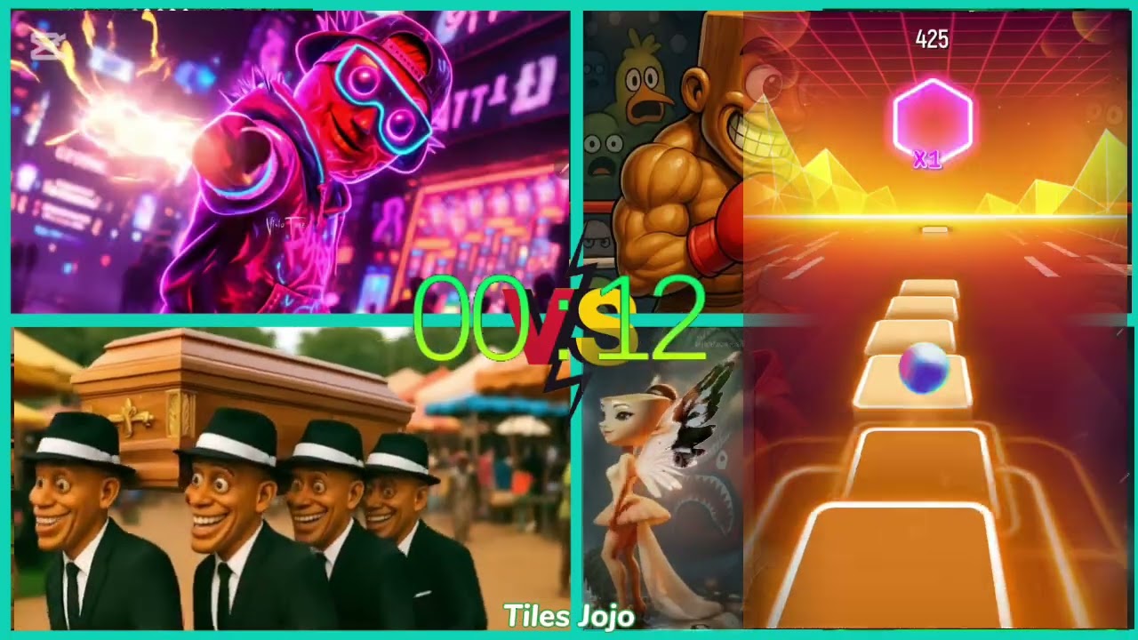 Tiles Hop EDM Rush - Brainbot 🆚 Rep 🆚 New🆚 Collection57  🎶 Tiles Hop EDM Rush