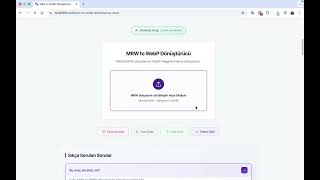 Mrw To Webp Dönüştürücü Ücretsiz Online Mrwyi Webp Web Görsel Formatına Çevir