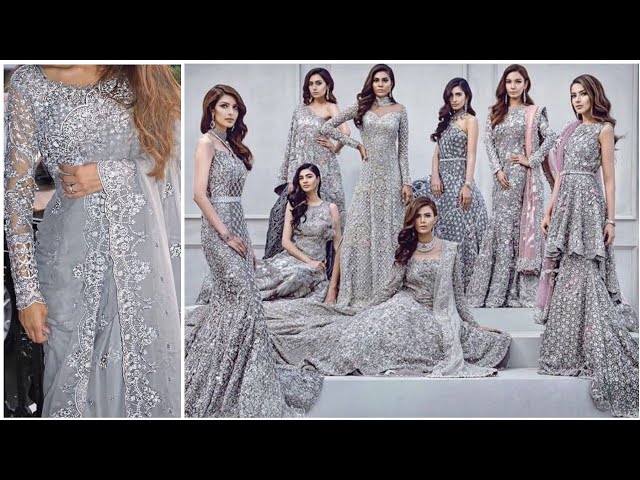 Sharon Said Luxury Dubai Silver Grey Evening Dress for Women Wedding Party  Elegant Long Sleeve Beaded Muslim Formal Gowns SS304 - AliExpress