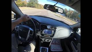 STOCK: 107476 2012 CHRYSLER 200 LIMITED TEST DRIVE