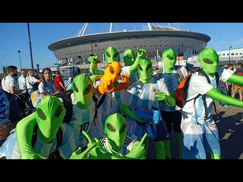 Watch: Russia 2018: Aliens arrive to watch Lionel Messi? xtrail courchevel