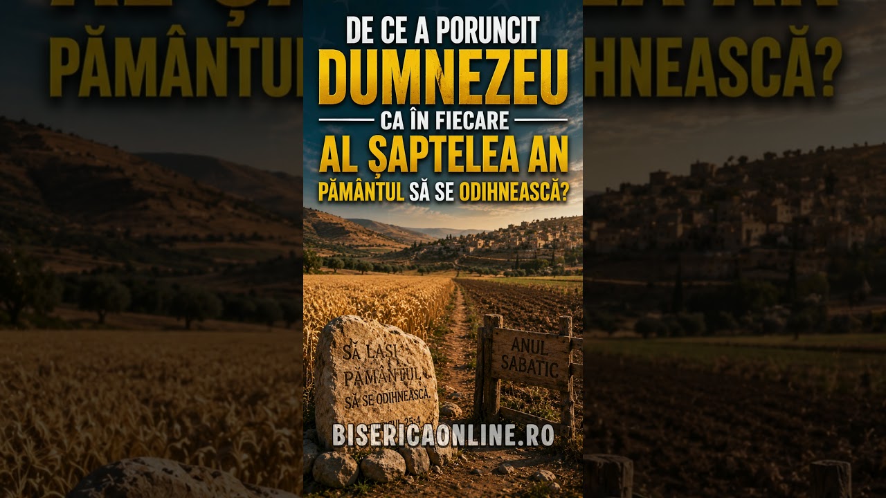 De ce a poruncit Dumnezeu ca în fiecare al șaptelea an pământul să se odihnească?  Întrebări biblice