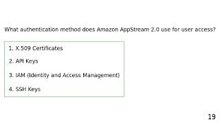 Amazon AppStream 2.0 - Quiz