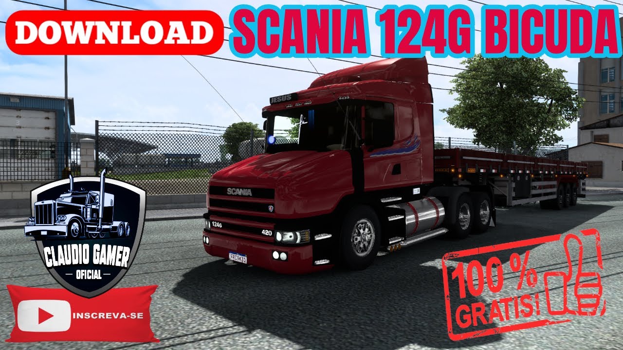 Caminhão Scania 124G Bicuda Top Qualificada Mods Ets2 1.43 - Dalenha Mods