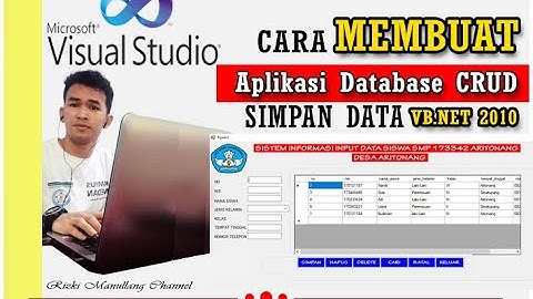 Cara Membuat Aplikasi Database (CRUD) Sederhana Dengan Visual Basic.Net dan Access 2007