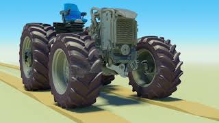 New Holland T5 Terraglide™ front axle suspension