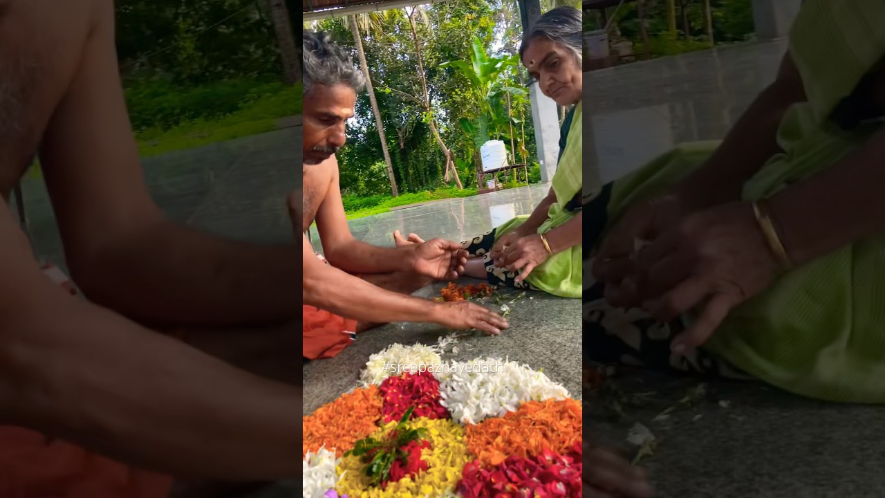 🌸 Ona Pookkalam @ Sree Pazhayedath Shiva Kshethram | UnixVision Shorts 🌼