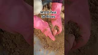 MDD Test Maximum Dry Density Test 56 Blows #mdd #testing #labwork #56blows