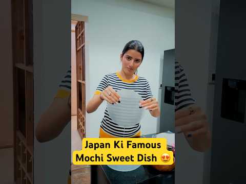 Japan Ki Famous Mochi Sweet Dish Banayi 😍🍡 #neetubisht #wedding #lakhneet #minivlog #youtubeshorts