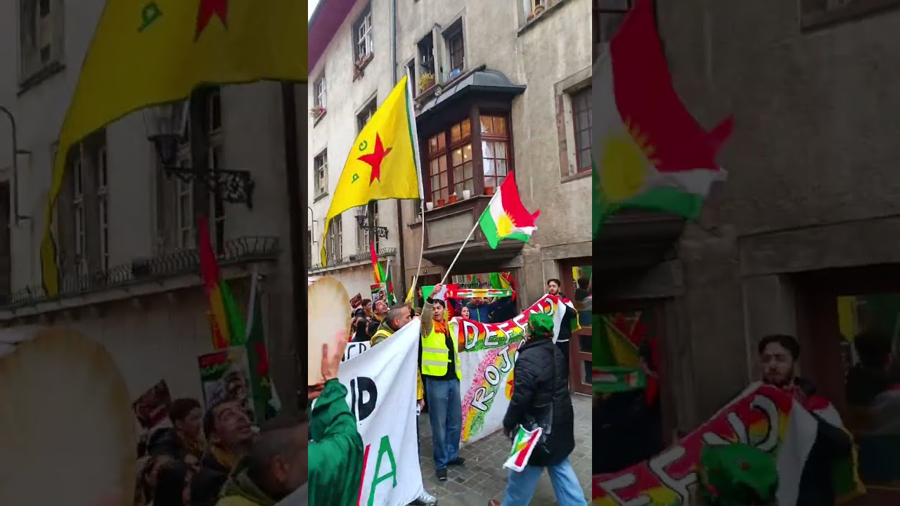 Sie fordern die Freilassung von 6.000 politischen Gefangenen.24.1.2026.in Schaffhausen 