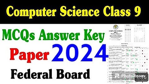 Computer 9th MCQs Answer Key Fbise Exams|9th Computer MCQs Solution Computer Mcqs Key Class 9 Today