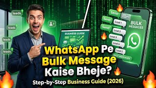 WhatsApp Pe Bulk Message Kaise Bheje? 📲 Step by Step Business Guide (2026)