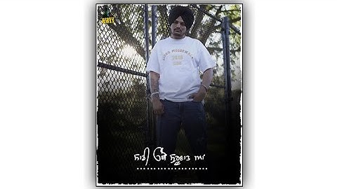 Sidhu Moosewala Dailouge Status | sidhu moose wala attitude status | sidhu moosewala song status