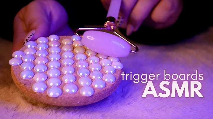 ASMR Scratching & Tapping on Trigger Boards (No Talking) Background ASMR for work, sleep, study