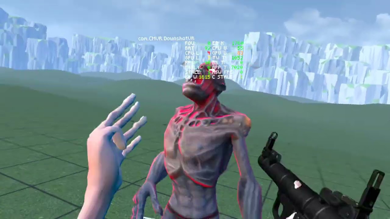 jayvr goofs around in downshot