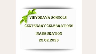 LIFE IN VIDYODAYA