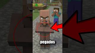 ¿Por qué los aldeanos tienen los brazos pegados? 😨 #minecraft #josativi #youtube #shorts