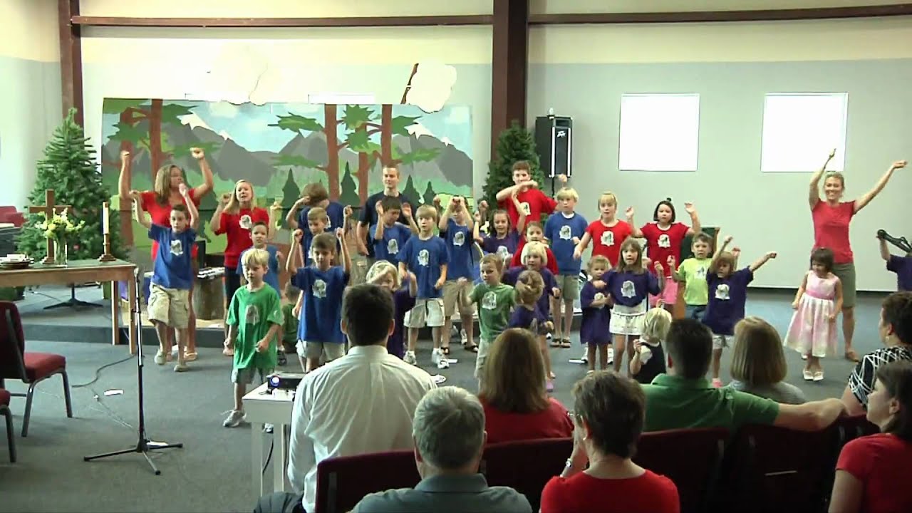 Point Hope UMC VBS Campers 2009 Sing "Lets Go!" YouTube