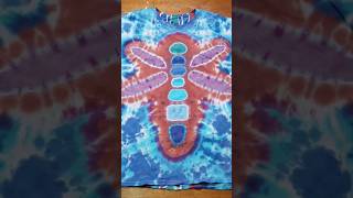 Dragonfly tie dye time lapse! #shorts