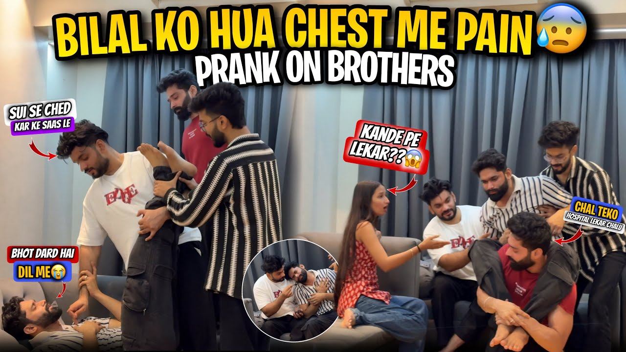 Bilal Ke Chest Main Hua Pain😱Prank On Fokats | Bilal Ki Hui Halat Kharab | AALTU FALTU |