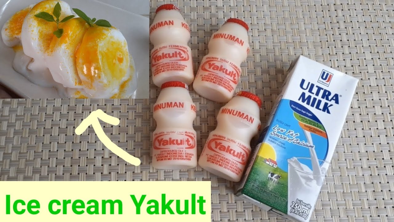  CARA  MEMBUAT  ES  KRIM  YAKULT YouTube