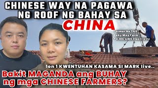 Laying roof tiles in the Chinese traditional method