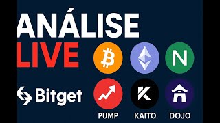 📊 Live – Análise Cripto: BTC / ETH + Altcoins (NMR, PUMP, KAITO, DOLO) 🚀