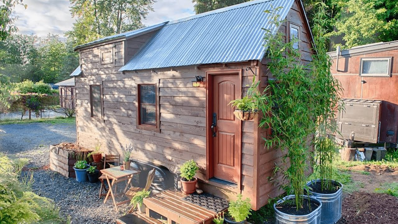This Self-Built "Tiny Tack House" is a Modern, Full-Of-Character Tiny Home