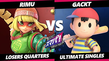 Sumapa 188 TOP 8 - Rimu (Min Min) Vs. Gackt (Ness) Smash Ultimate - SSBU