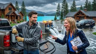 HOA Karen Shut Off the Storm Pumps Before the Flood, 6 Minutes Later I Ran Them From My Truck