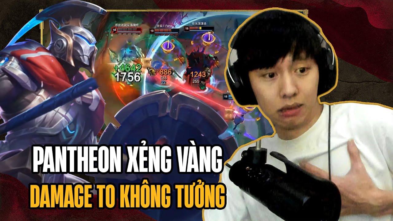 (Vietsub) Giáo Án Pantheon Xẻng Vàng Của Xiaochaomeng Võ Đài Với Lượng Sát Thương Quá Khủng Khiếp