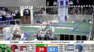 Rocket City Regional 2016 - Qualification Match 73