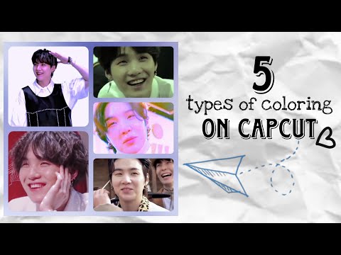 ☆5 different types of coloring on capcut tutorial | CapCut
