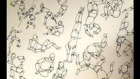 How to sketch & draw people Part 1 | How to use a mannequin