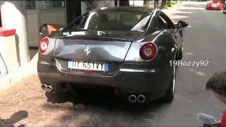 Ferrari 599 gtb hgte - start and huge revs + a white blue gto up
sound!