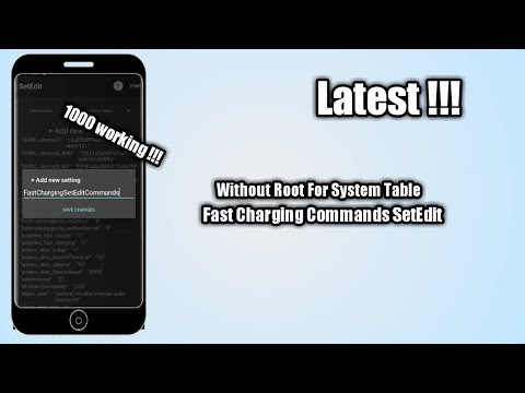 How To Enable Fast Charging InAny Phone From SetEdit | Zone In Danger |