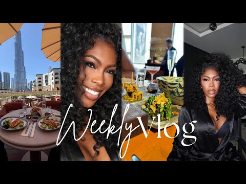 Im not an Angry Black Woman, I'm just a tired babygirl. 🥺 | DubaiWeekly Vlog | looks, lunch & yap