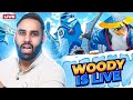 🔴 THE  WOODY GAMING LIVE  | SERIOUS RANK PUSH | ROAD TO TOP 100 CONQUEROR | 🎮 BGMI LIVE