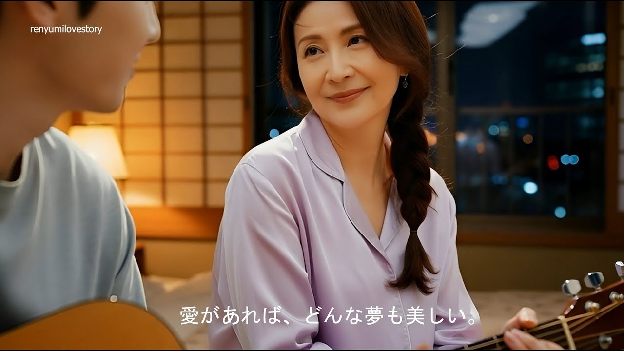 「もう若くないから、すぐ眠くなるの」そう嘆く私を、彼がギターの音色で包み込んだ ——「安心して、夢の中でも僕が守るから」