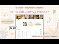12 Week Glow Up Planner Notion Template | Tutorial + Free Template | Aesthetic | Habits & Self-care