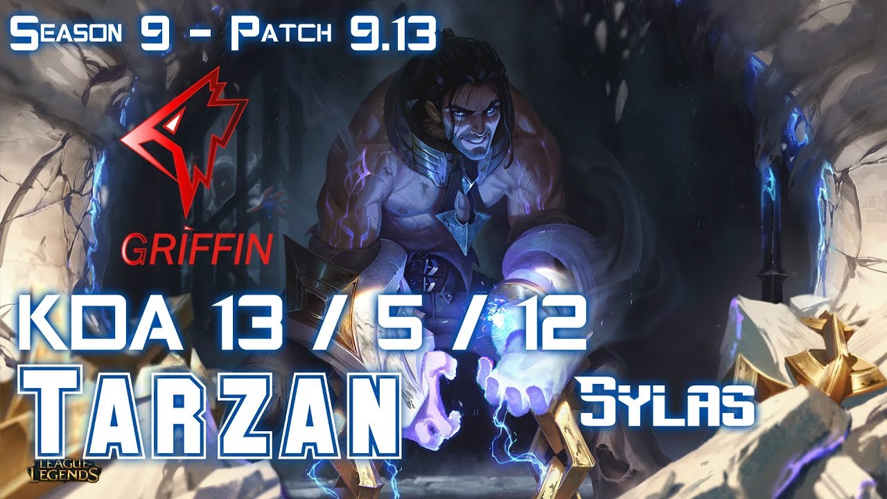 GRF Tarzan SYLAS vs OLAF Jungle - Patch 9.13 KR Ranked