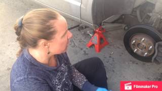 2008 Dodge grand Caravan wheel bearing hub FRONT assembly Replacement