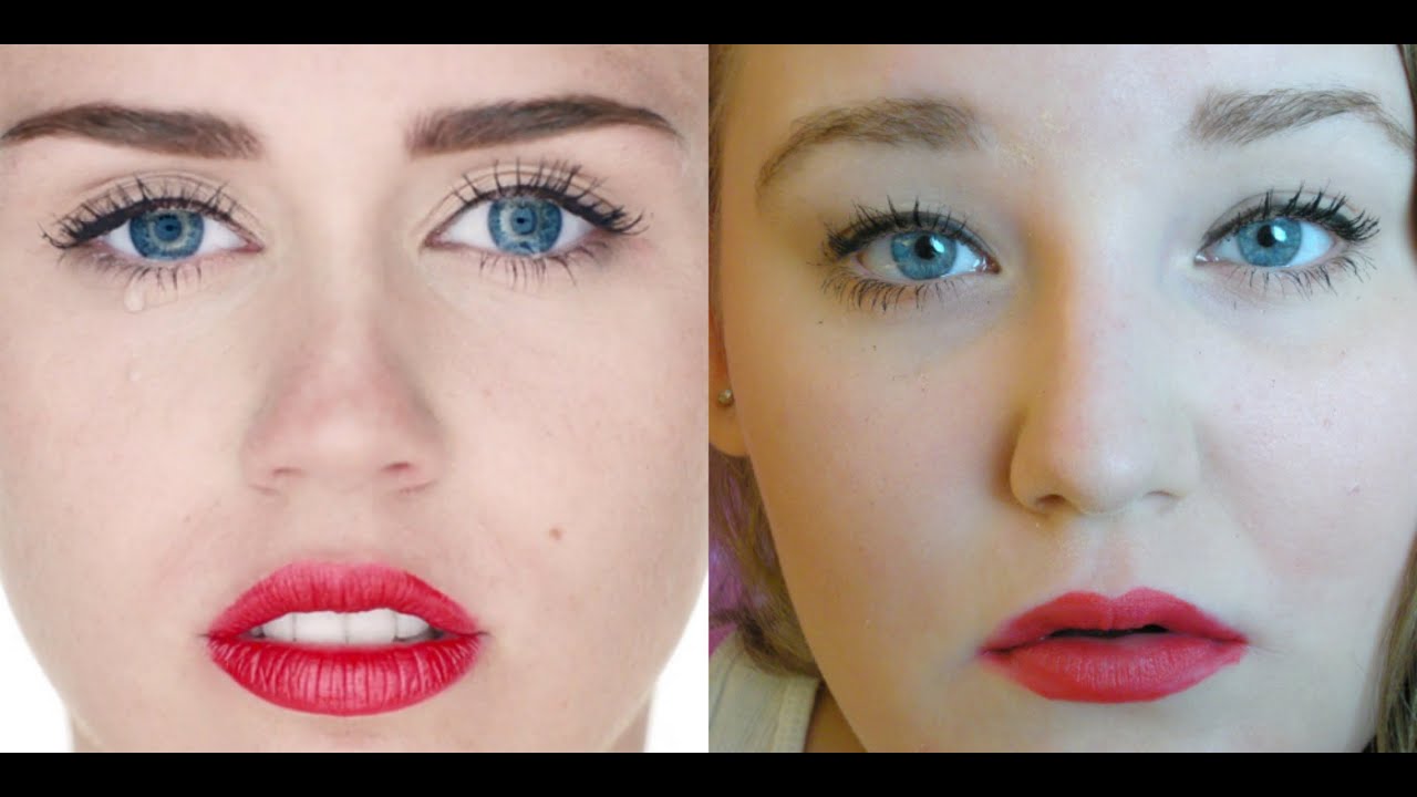 Miley Cyrus- Wrecking Ball Inspired Makeup Tutorial