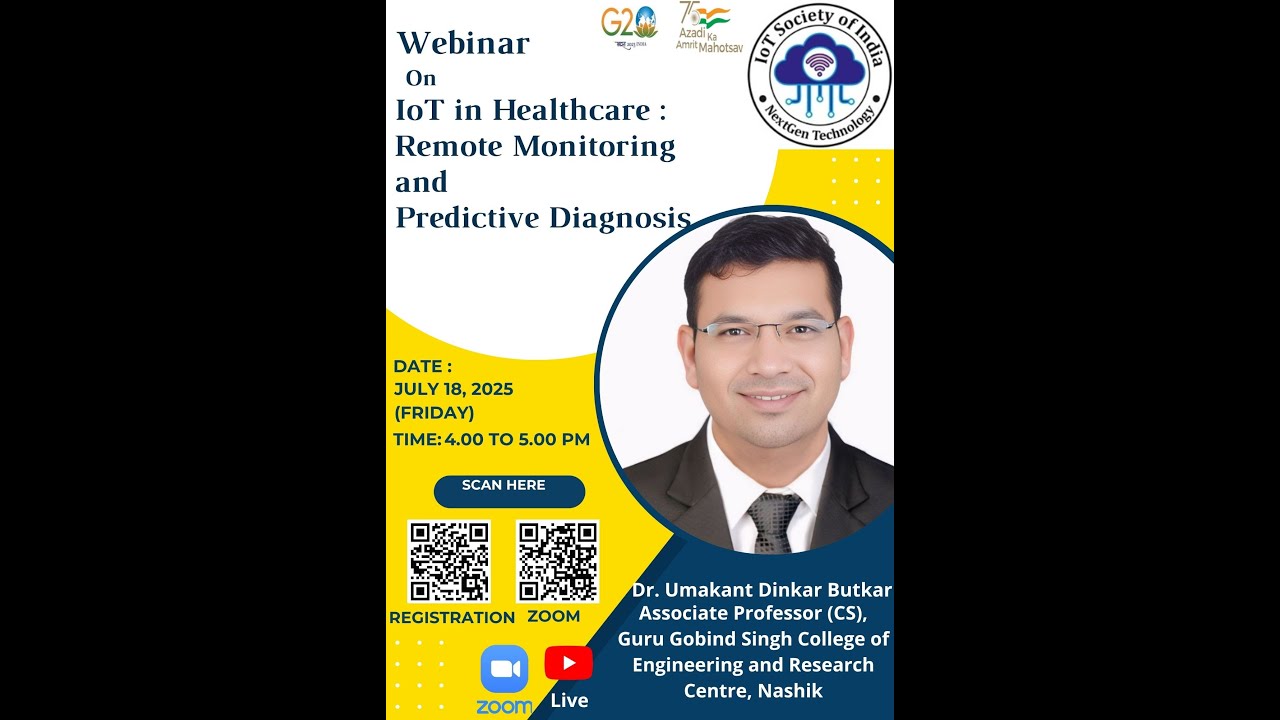 Topic: IoT in Healthcare: Remote Monitoring and Predictive Diagnosis.