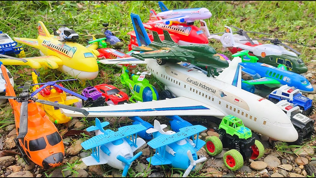 Finding Toy Planes, Remote Control Fighter Planes, Air Helicopters, Racing Cars, Airbuses, Airplanes
