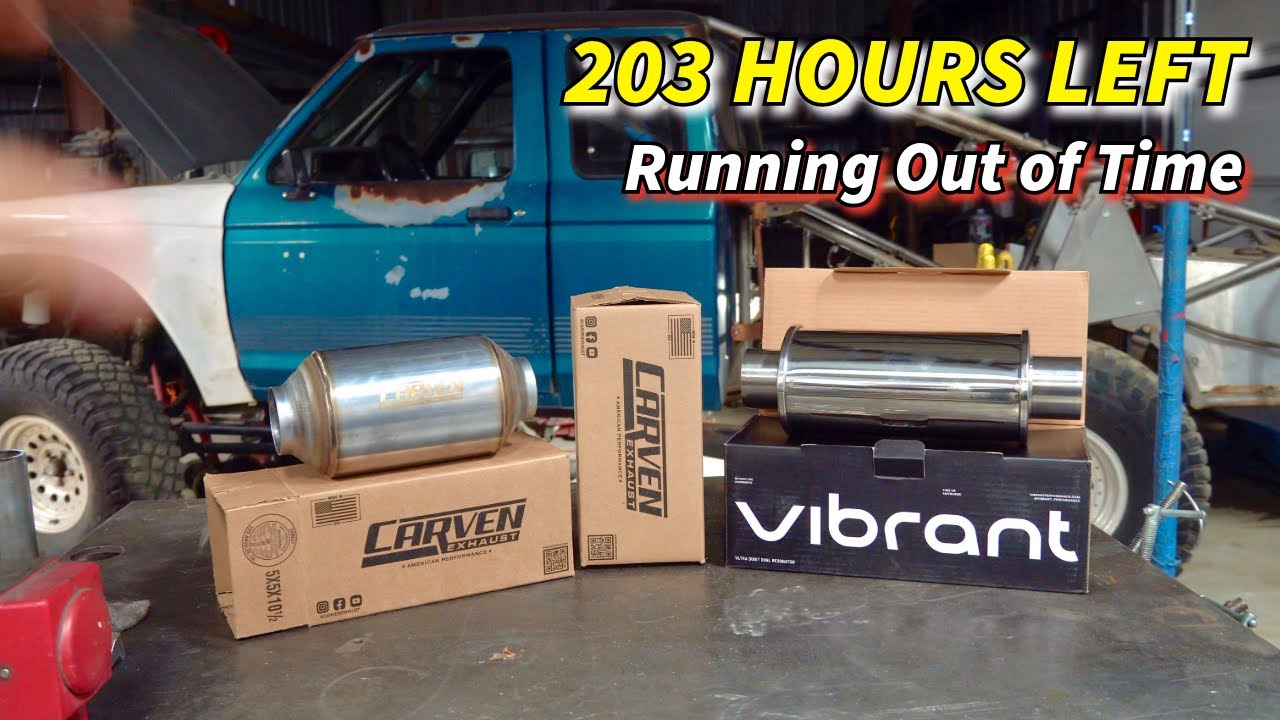 Время на исходе! Создание выхлопной системы с глушителями Carven R | Гонка к Новому году: Эпизод 4