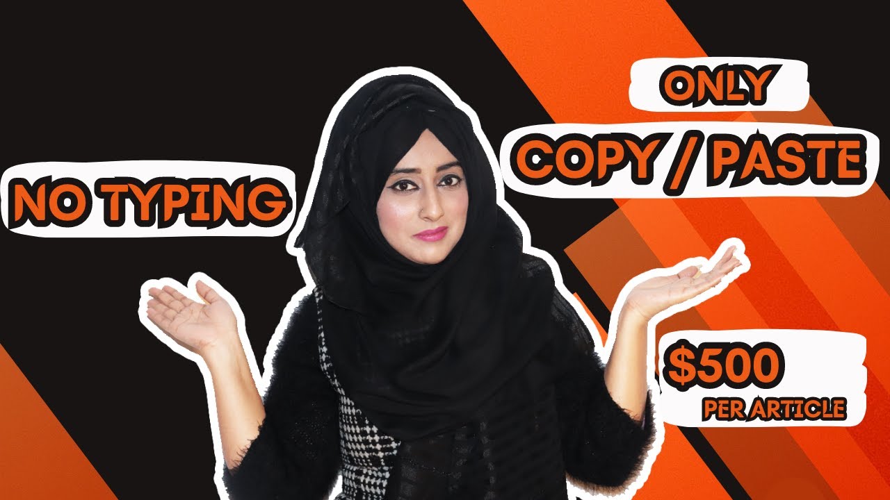 Online Copy Paste Work From Home | Make Money Quickly with Copy Paste ...